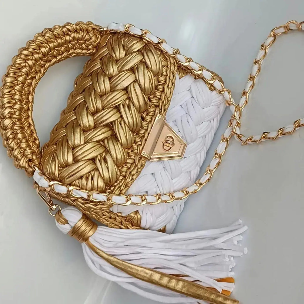 Golden Woman Handmade Bag