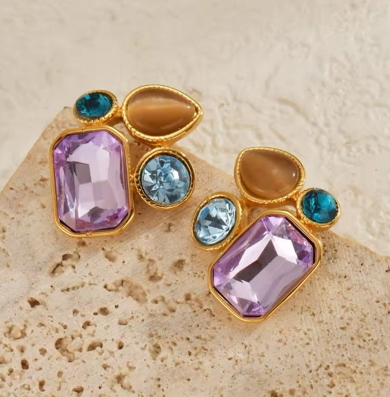 Celestial Stone Earrings