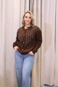 Brown Elegance Cardigan